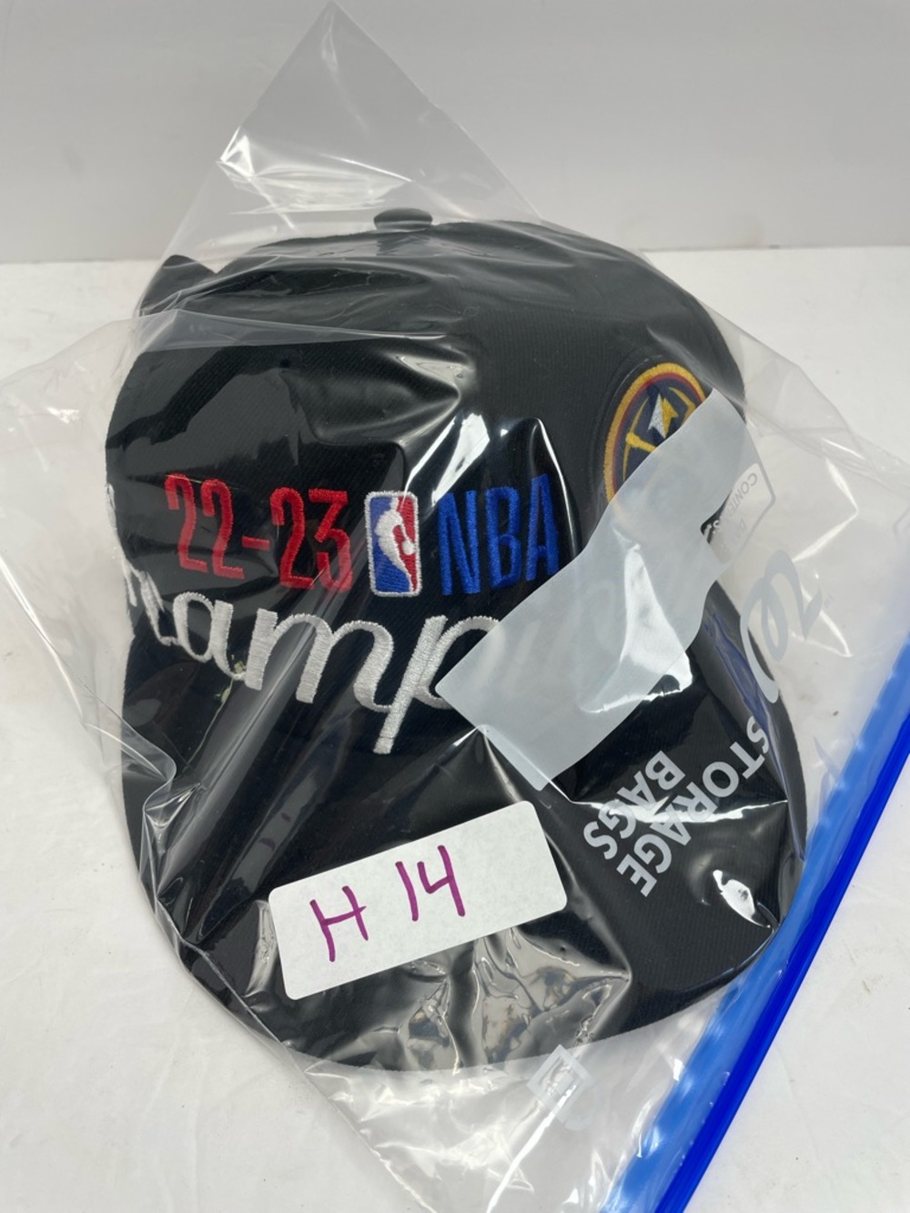 NEW ERA Denver Nuggets 22-23 Championship Snapback Hat NBA Black Playoffs - Picture 5 of 5